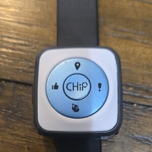 h.i.p. Blue and Black Wearable Tracker
